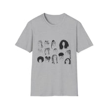 Load image into Gallery viewer, Hairstyle Girls Unisex Softstyle T-Shirt, African American Hair Tees, Natural Hair Apparel, Braided Styles Shirt, Textured Hair