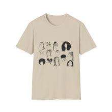 Load image into Gallery viewer, Hairstyle Girls Unisex Softstyle T-Shirt, African American Hair Tees, Natural Hair Apparel, Braided Styles Shirt, Textured Hair