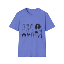Load image into Gallery viewer, Hairstyle Girls Unisex Softstyle T-Shirt, African American Hair Tees, Natural Hair Apparel, Braided Styles Shirt, Textured Hair