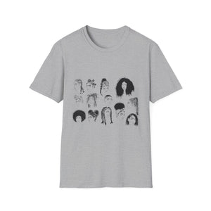 Hairstyle Girls Unisex Softstyle T-Shirt, African American Hair Tees, Natural Hair Apparel, Braided Styles Shirt, Textured Hair
