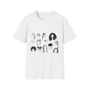 Hairstyle Girls Unisex Softstyle T-Shirt, African American Hair Tees, Natural Hair Apparel, Braided Styles Shirt, Textured Hair