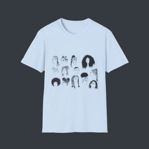 Hairstyle Girls Unisex Softstyle T-Shirt, African American Hair Tees, Natural Hair Apparel, Braided Styles Shirt, Textured Hair