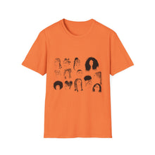 Load image into Gallery viewer, Hairstyle Girls Unisex Softstyle T-Shirt, African American Hair Tees, Natural Hair Apparel, Braided Styles Shirt, Textured Hair